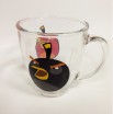 Кружка стеклянная Angry Birds 300 мл черная птица - Магазин "Игровой Мир" - Приставки, игры, аксессуары. Екатеринбург