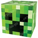 Маска-голова из картона Minecraft Creeper Head 30с - Магазин "Игровой Мир" - Приставки, игры, аксессуары. Екатеринбург