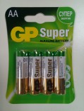 Батарея GP 15A LR6/316 BL4 SUPER Alkaline (4*АА) - Магазин "Игровой Мир" - Приставки, игры, аксессуары. Екатеринбург