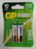 Батарея GP 15A LR6/316 BL2 SUPER Alkaline (2*АА) - Магазин "Игровой Мир" - Приставки, игры, аксессуары. Екатеринбург
