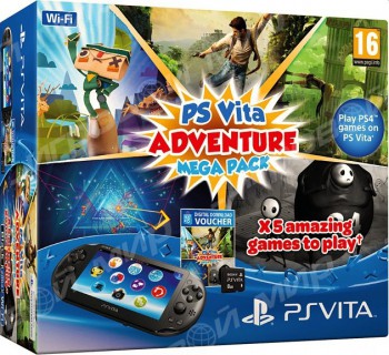 Sony PlayStation Vita 2000 Slim Black Adventure - Магазин "Игровой Мир" - Приставки, игры, аксессуары. Екатеринбург