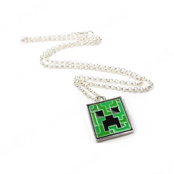 Кулон на цепочке Minecraft Creeper Pendant Necklac - Магазин "Игровой Мир" - Приставки, игры, аксессуары. Екатеринбург