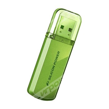 32GB Silicon Power USB Flash HELIOS 101 Green - Магазин "Игровой Мир" - Приставки, игры, аксессуары. Екатеринбург