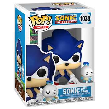 Фигурка Funko POP - Sonic with Chao (1036), Vinyl - Магазин "Игровой Мир" - Приставки, игры, аксессуары. Екатеринбург